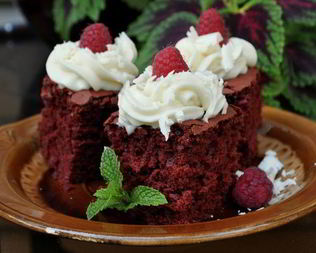 Брауни Красный бархат