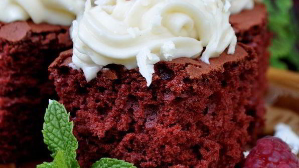 брауни красный бархат