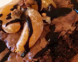 Брауни с горьким шоколадом