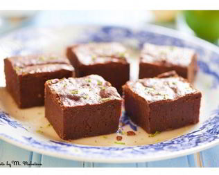 Брауни с лаймом и лимоном