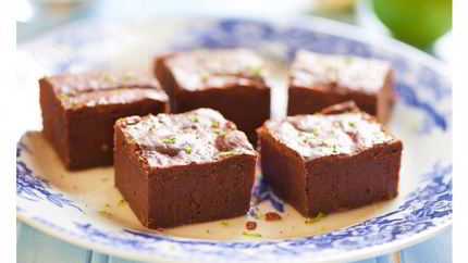 Брауни с лаймом и лимоном