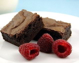 Брауни с темным шоколадом