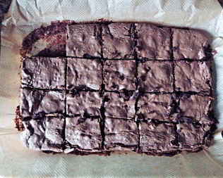 Брауни с тремя видами шоколада