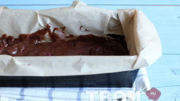 брауни с вишней и шоколадом