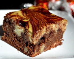 Брауни со вкусом Амаретто и рикотты