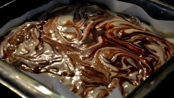 брауни со вкусом амаретто и рикотты