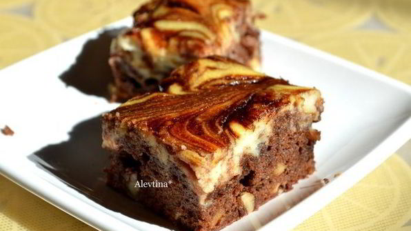 брауни со вкусом амаретто и рикотты