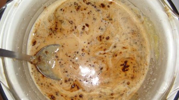 кофейно-молочное пирожное