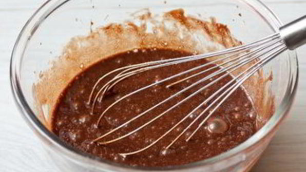 мраморные брауни с сырно-черничной прослойкой