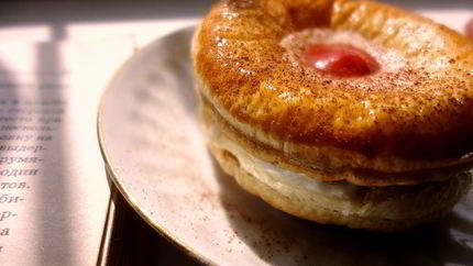 Нежное слоеное пирожное