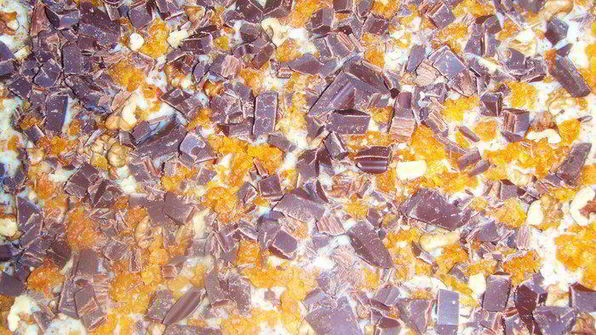 овсяные пирожные с шоколадом и орехами