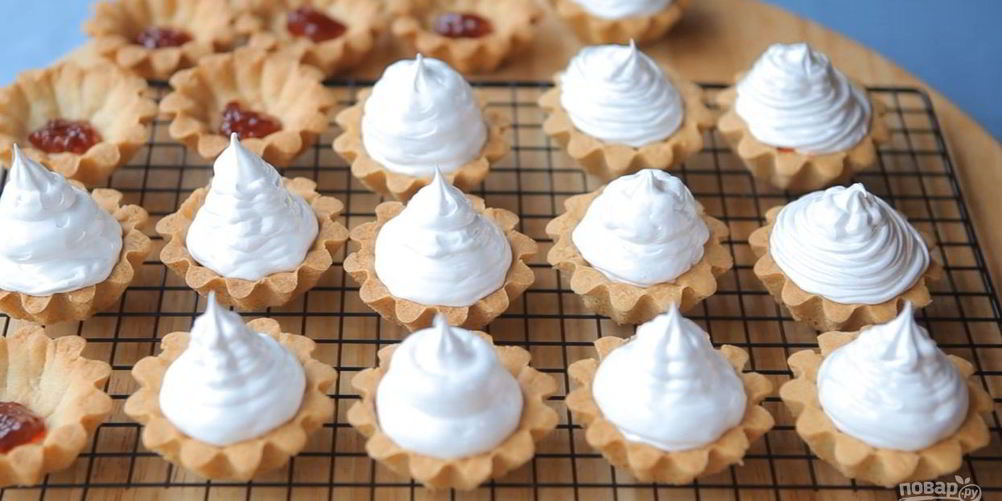 Рецепт пирожного корзиночки