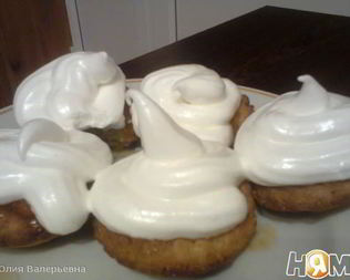 Пирожное со взбитыми белками