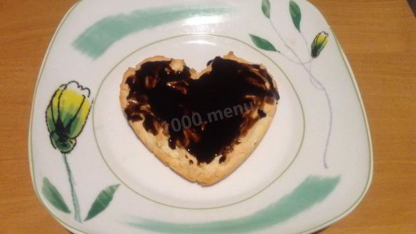 пирожное валентинка