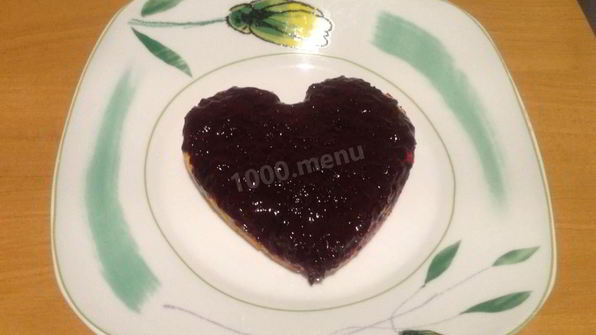 пирожное валентинка