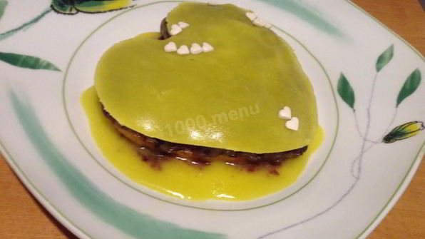 пирожное валентинка