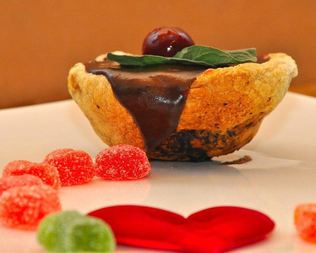 Португальские пирожные ко дню Валентина