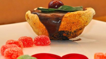 Португальские пирожные ко дню Валентина