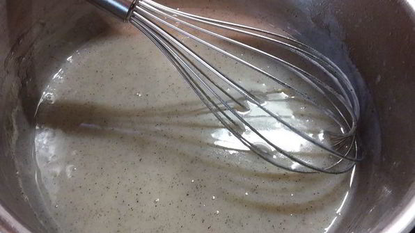 португальское пирожное натас с яблоками