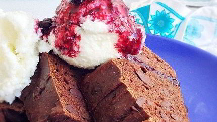 Протеиновый брауни с авокадо