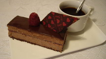 Шелковое пирожное