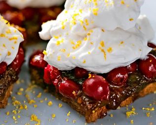 Шоколадное пирожное