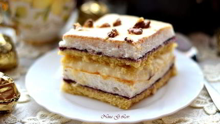 Торт-пирожное Госпожа Валевска