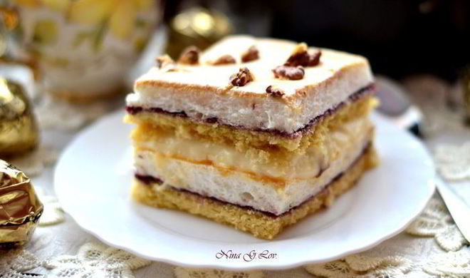 Торт-пирожное Госпожа Валевска