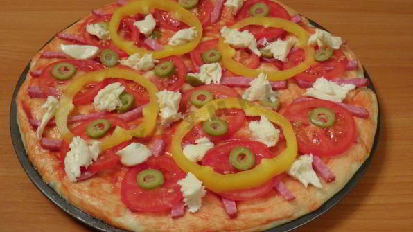 американская пицца на толстом тесте