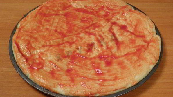 американская пицца на толстом тесте