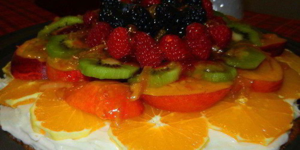 Рецепт фруктовой пиццы