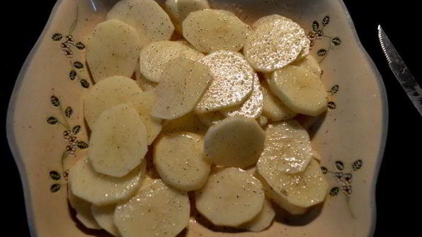 картофельная пицца с розмарином