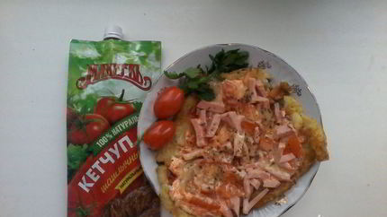 Картофельная пицца