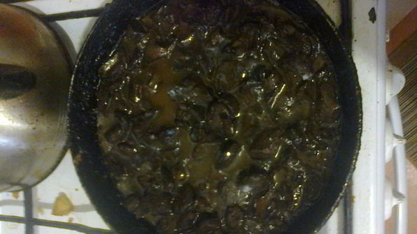 пицца из слоеного теста с грибами