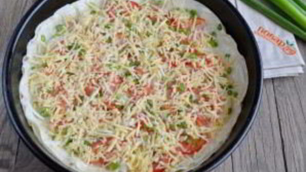 пицца на лаваше в духовке