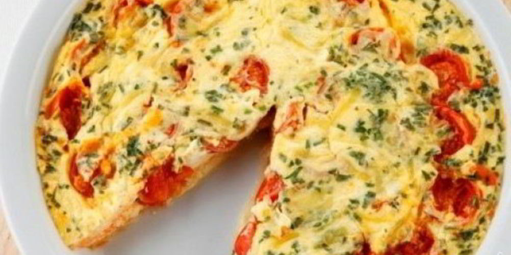 Рецепт пиццы на омлете