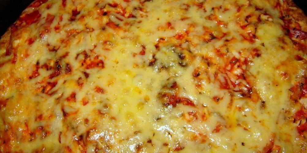 Рецепт пиццы на творожном тесте