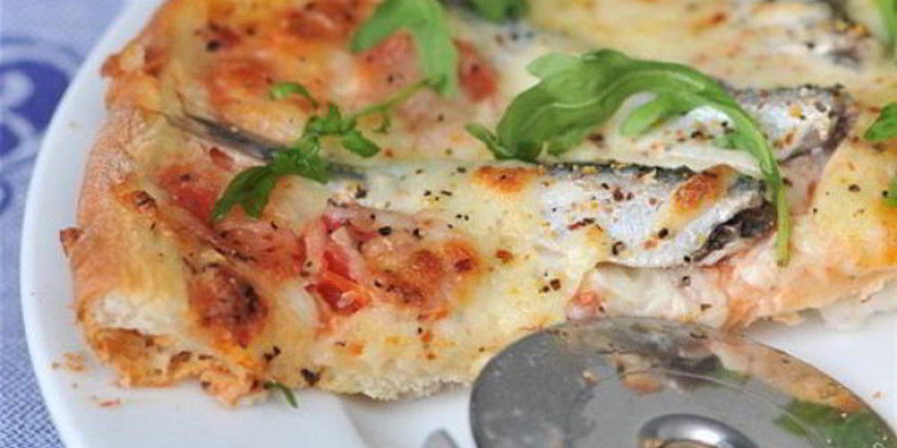 Рецепт пиццы с анчоусами