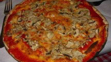 Пицца с грибами