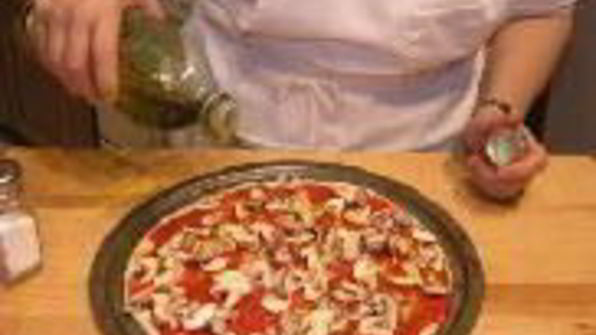 пицца с грибами