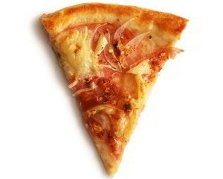 Пицца с красным луком