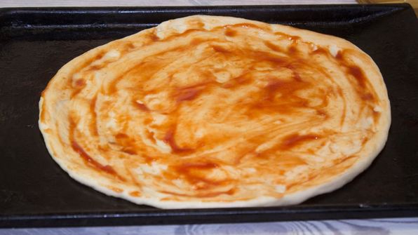 пицца с кукурузой