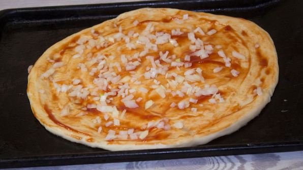 пицца с кукурузой