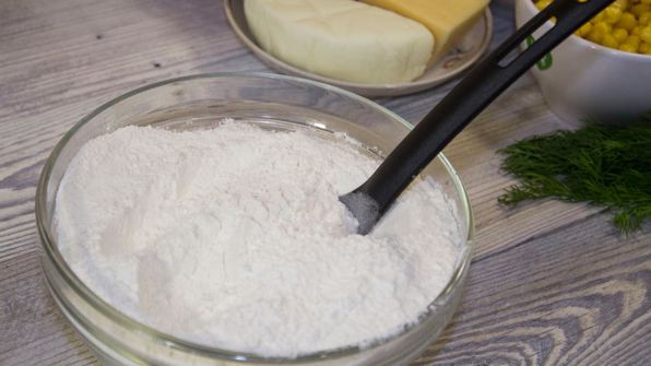 пицца с кукурузой