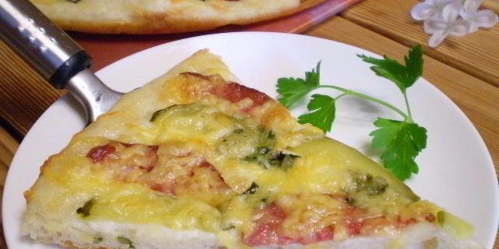 Рецепт пиццы с солеными огурцами