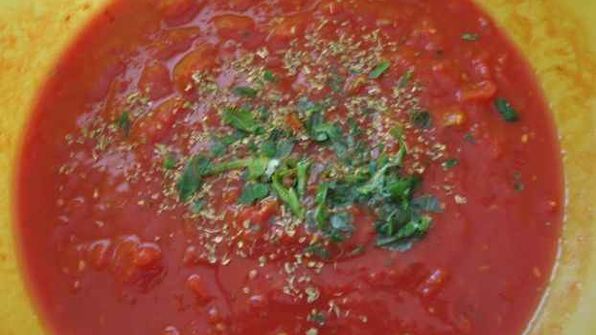 пицца с тунцом и ветчиной