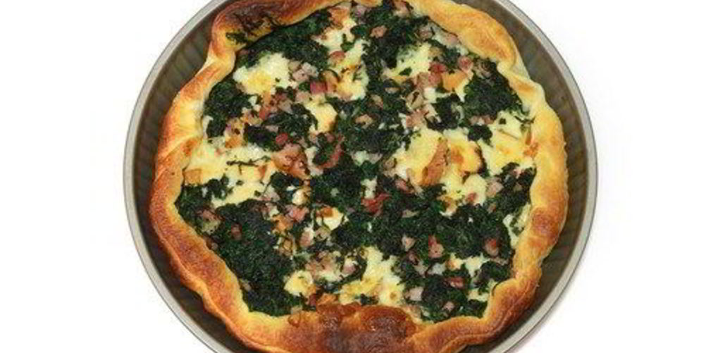 Рецепт пиццы со шпинатом