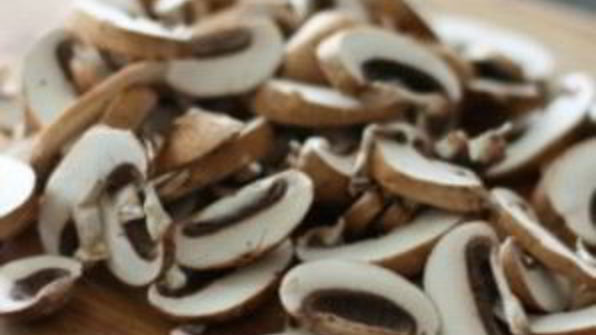 постная пицца с грибами