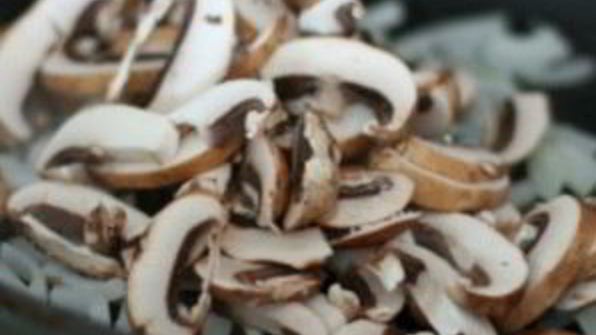 постная пицца с грибами