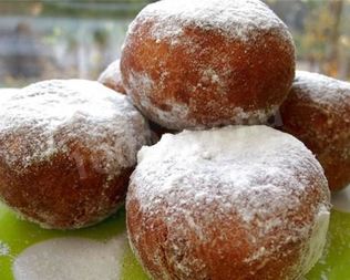 Английские пончики с сахарной пудрой